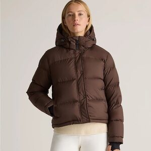 Quince cropped puffer jacket